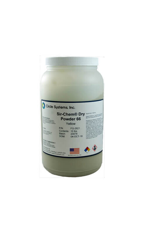 Sir-Chem® Dry Powder 66 Polvo magnético para método seco de Circle Systems